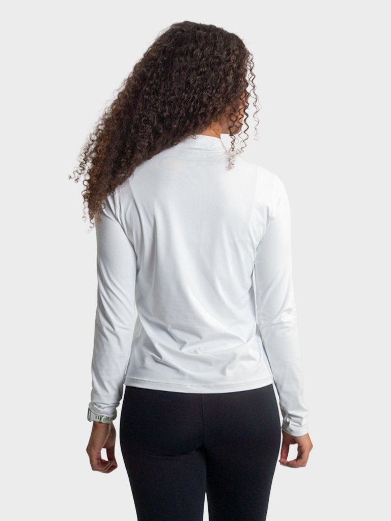 camisa feminina gola alta ice branca 7
