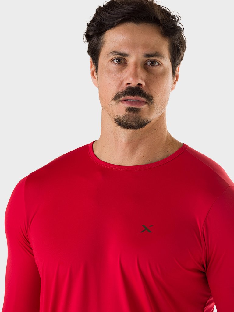 camisa newdry longa vermelha 4